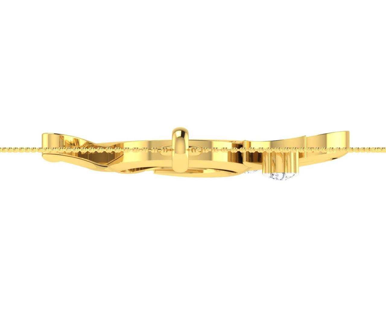 Om Pendant in Gold with diamonds - Jewelslane