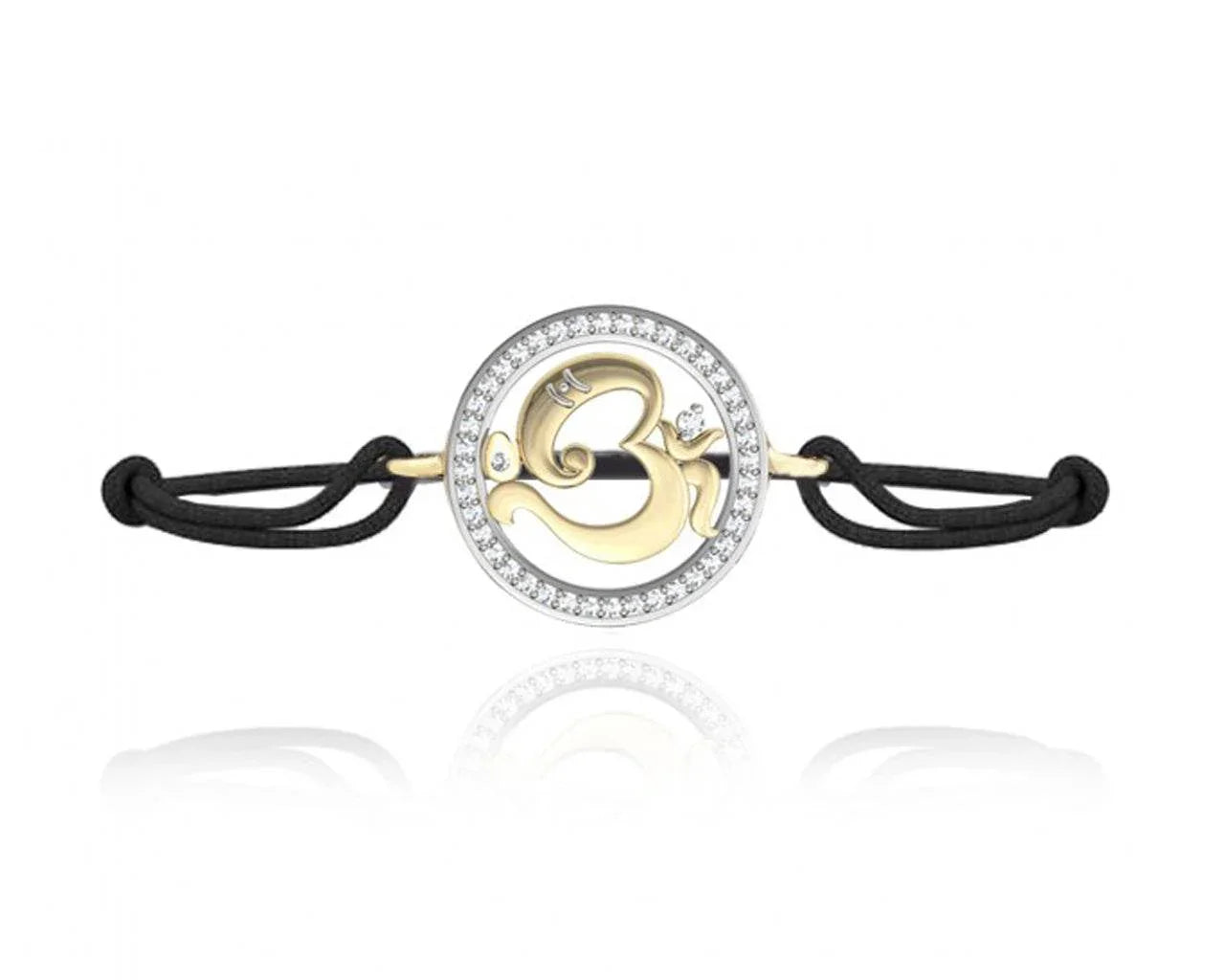 Aum Ganesh Gold Bracelet - Jewelslane