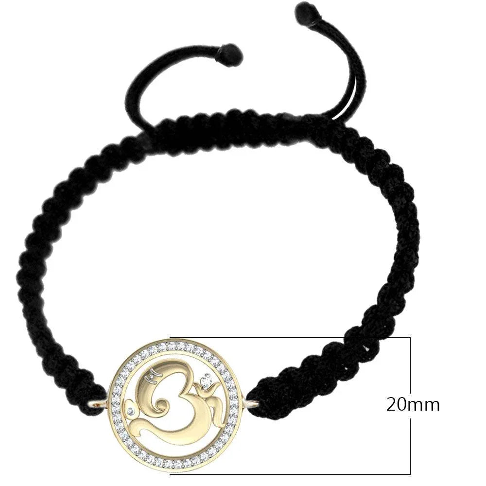 Aum Ganesh Gold Bracelet - Jewelslane