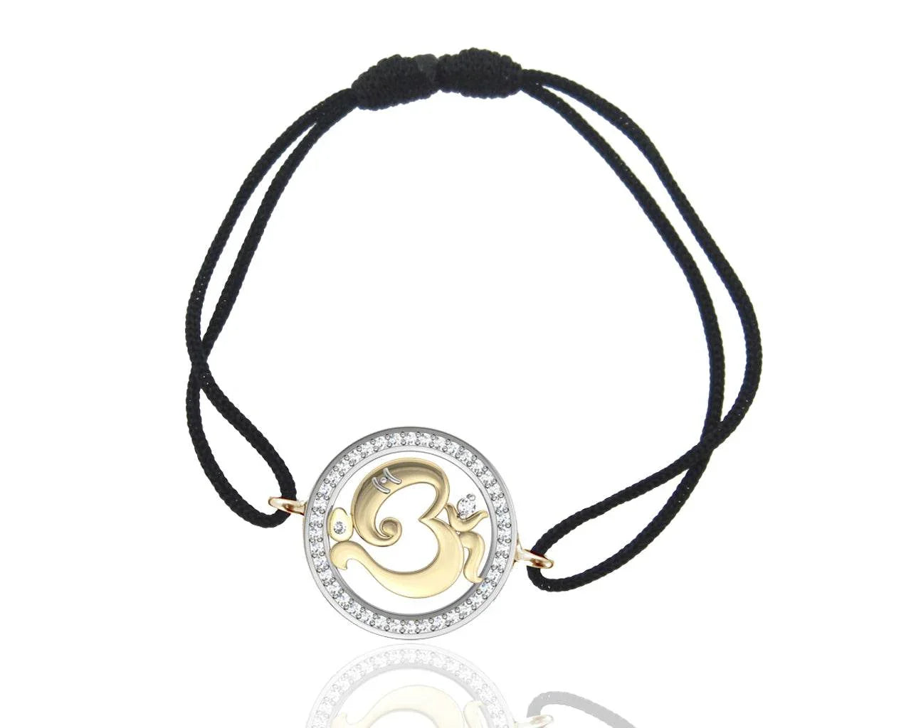 Aum Ganesh Gold Bracelet - Jewelslane