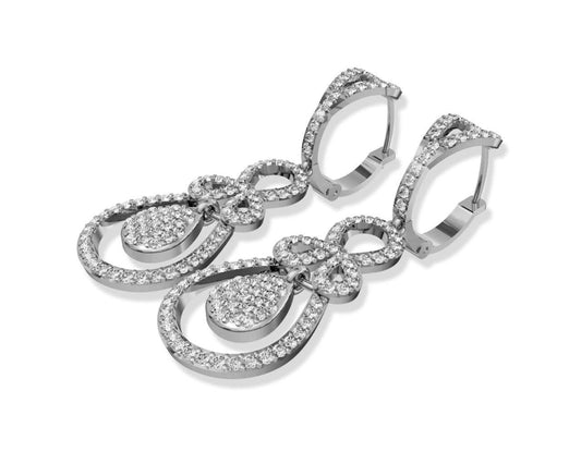 Aalia Day & Nite Diamond Look Earrings - Jewelslane