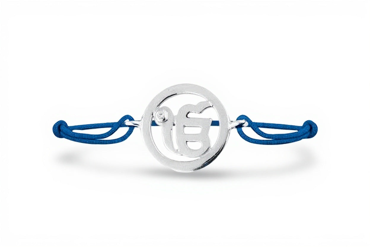 Ik Onkaar Silver Bracelet - Jewelslane
