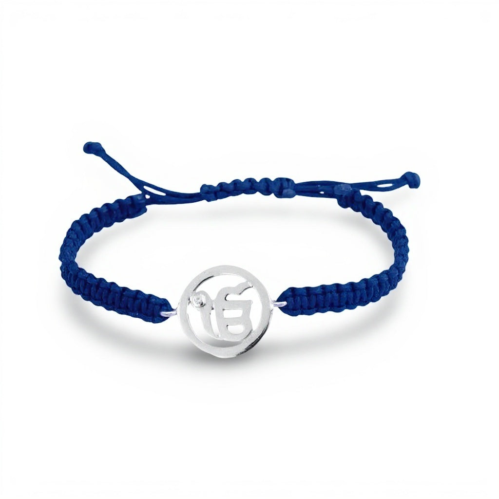 Ik Onkaar Silver Bracelet - Jewelslane