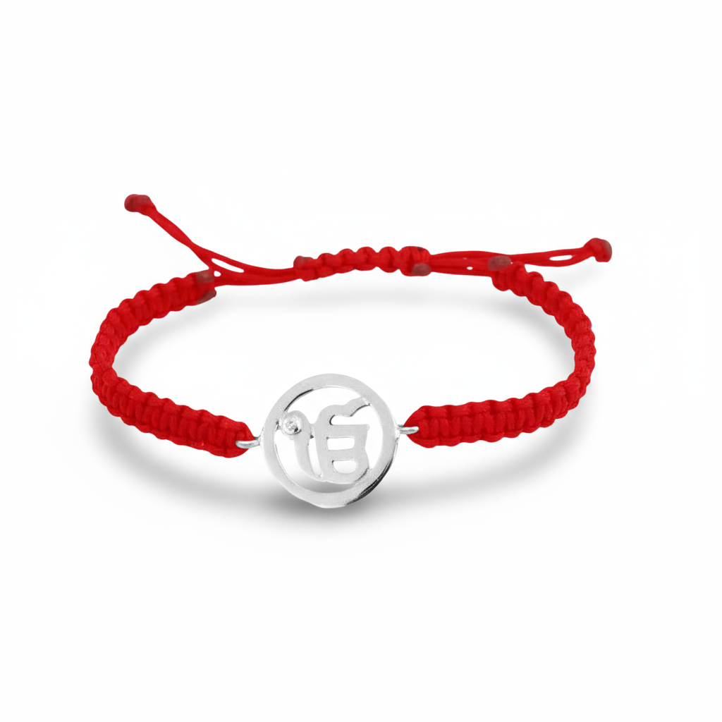 Ik Onkaar Silver Bracelet - Jewelslane