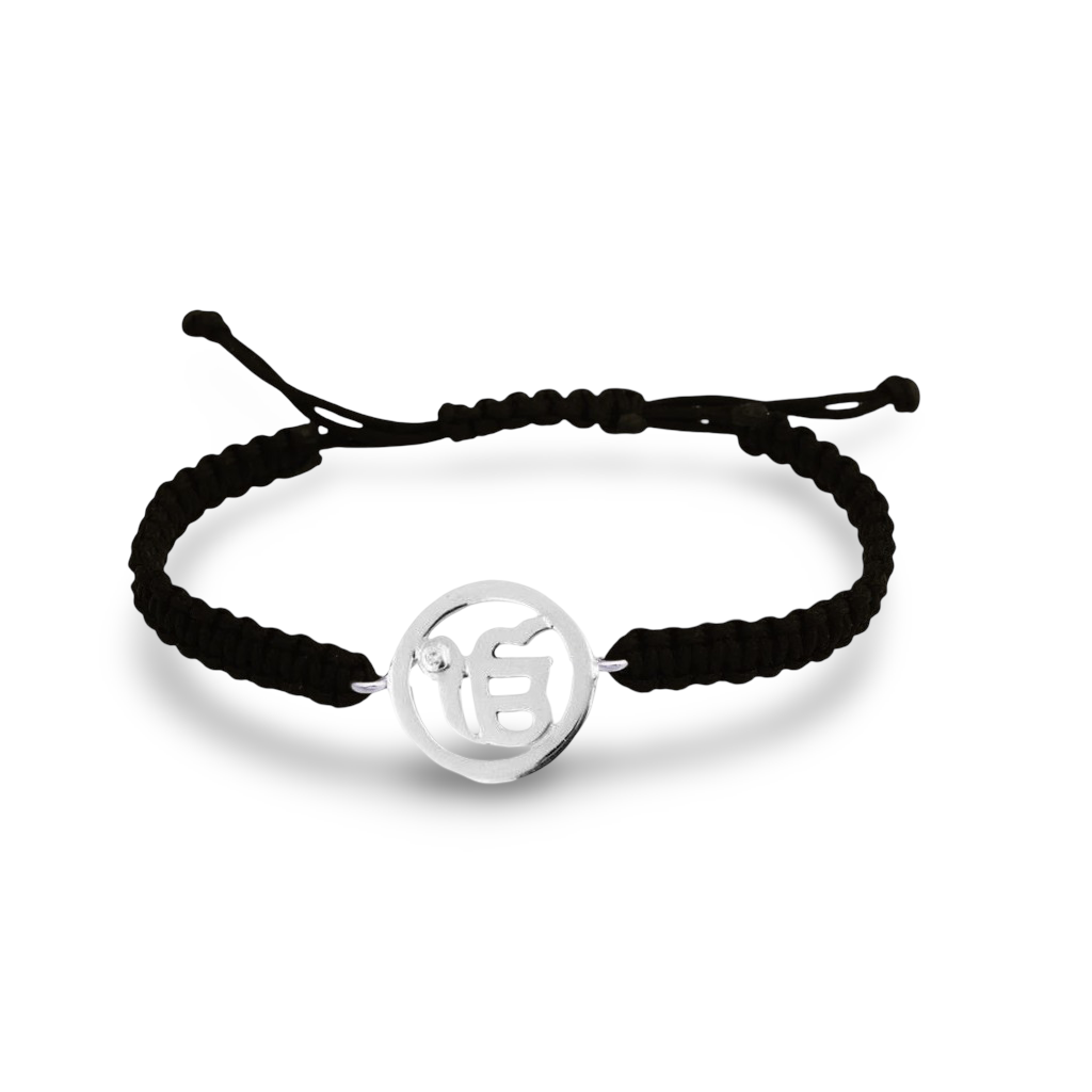 Ik Onkaar Silver Bracelet - Jewelslane