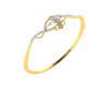 Fain Ladies Diamond Bangle in Gold - Jewelslane