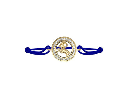 Aries Bracelet in 14k Gold Studded with 27 Diamonds - Jewelslane