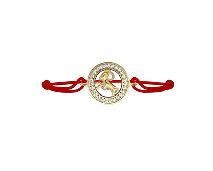 Aries Bracelet in 14k Gold Studded with 27 Diamonds - Jewelslane