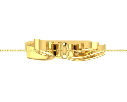 Propitious Shri Ram pendant in gold with diamonds - Jewelslane