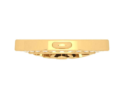 Allah 12mm charm in hallmarked Gold with round brilliant diamonds - Jewelslane