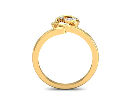 Reya Diamond Ring In gold - Jewelslane