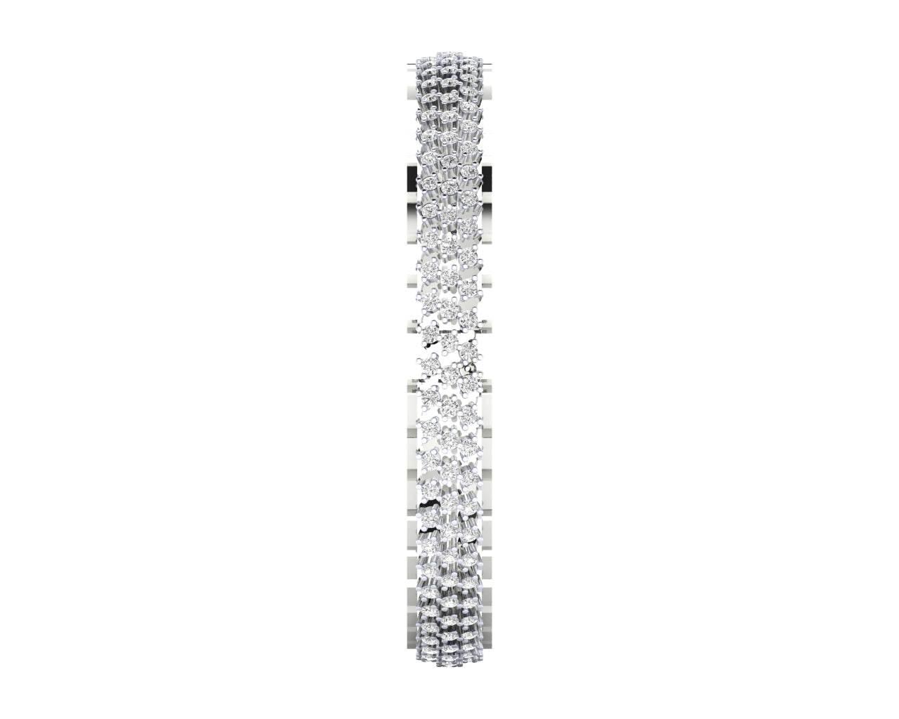 Pipa Diamond bangle in Gold - Jewelslane