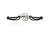 Om Single Diamond Bracelet Silver - Jewelslane
