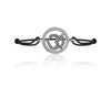 Om Inside Diamond Bracelet in Silver - Jewelslane