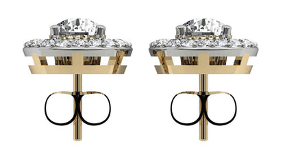 Alluring Diamond Solitaire Cluster Earring - Jewelslane