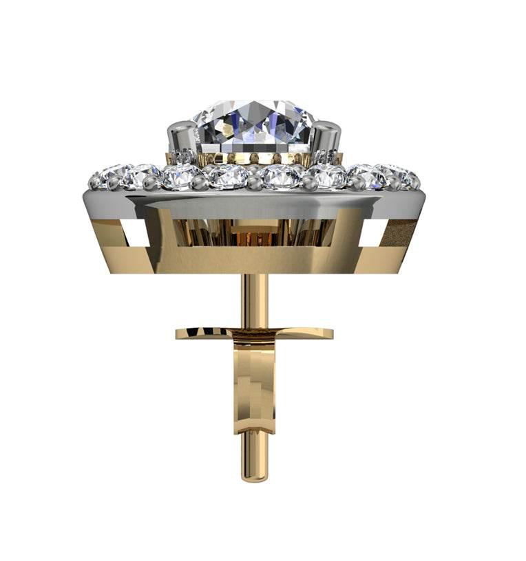 Alluring Diamond Solitaire Cluster Earring - Jewelslane