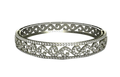 Alluring Diamond Bangle Pair - Jewelslane