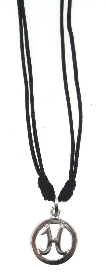 Alphabets Pendant In Silver - Jewelslane