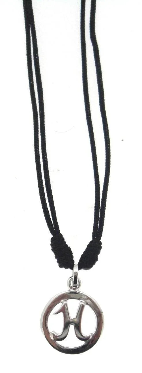 Alphabets Pendant In Silver - Jewelslane