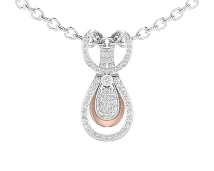 Ame diamond pendant in gold - Jewelslane