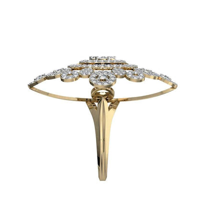 Apsara Designer Diamond Cocktail Ring - Jewelslane