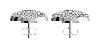 Attractive Slender Pearl & Diamond Earrings - Jewelslane