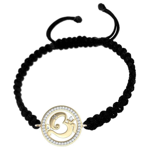 Aum Ganesh Gold Bracelet - Jewelslane