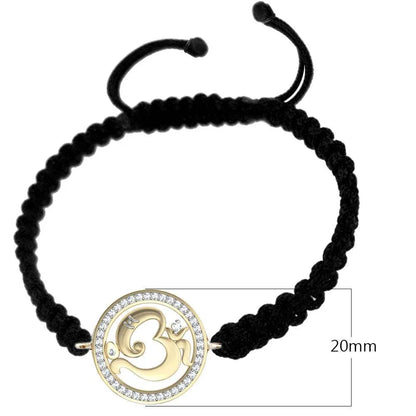 Aum Ganesh Gold Bracelet - Jewelslane