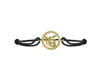 Ik Onkaar Border Diamond Bracelet in Gold - Jewelslane
