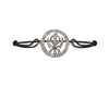 Khanda Full Diamond Bracelet in Silver - Jewelslane