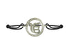 Ik Onkaar Border Diamond Bracelet in Silver - Jewelslane