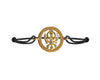 Khanda Inside Diamond Gold Bracelet - Jewelslane