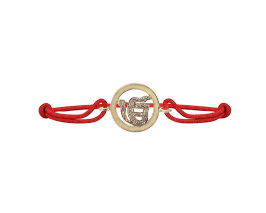 Ik Onkaar Gold Inside Diamond Bracelet - Jewelslane