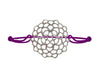 Crown Chakra Bracelet in Silver - Jewelslane