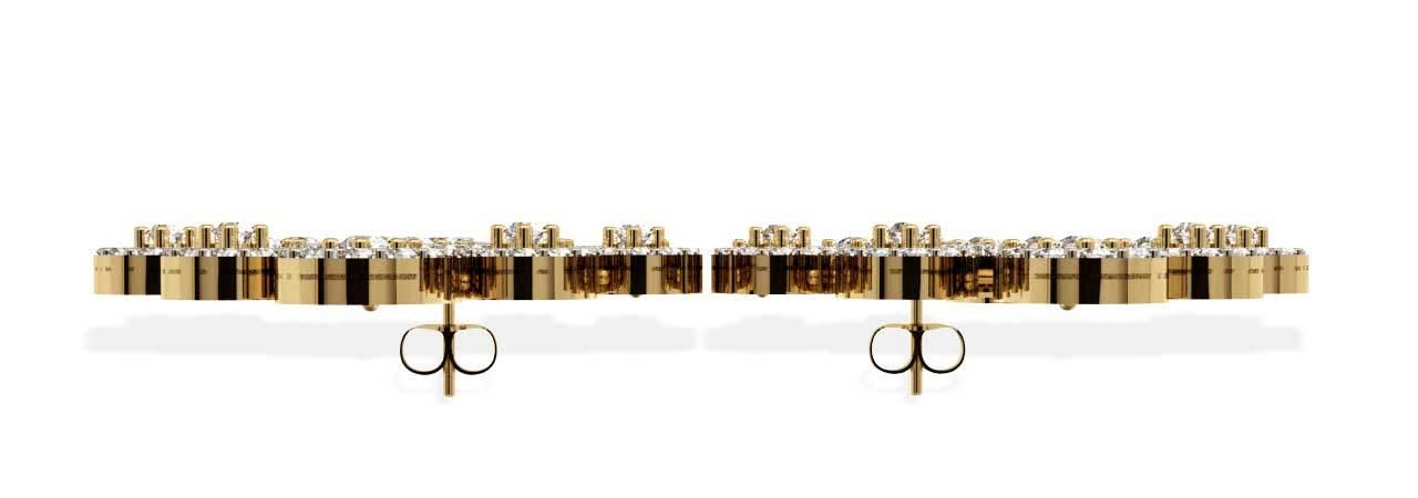 Chandelier Diamond Wedding Earrings - Jewelslane