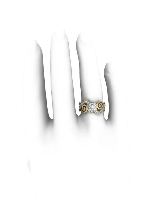 Charming diamond engagement ring - Jewelslane