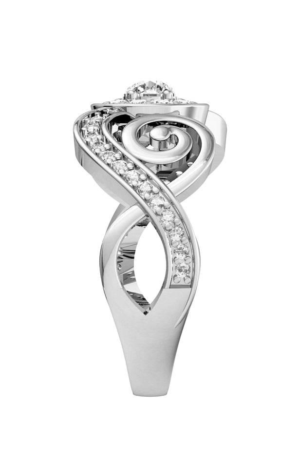 Charming diamond engagement ring - Jewelslane