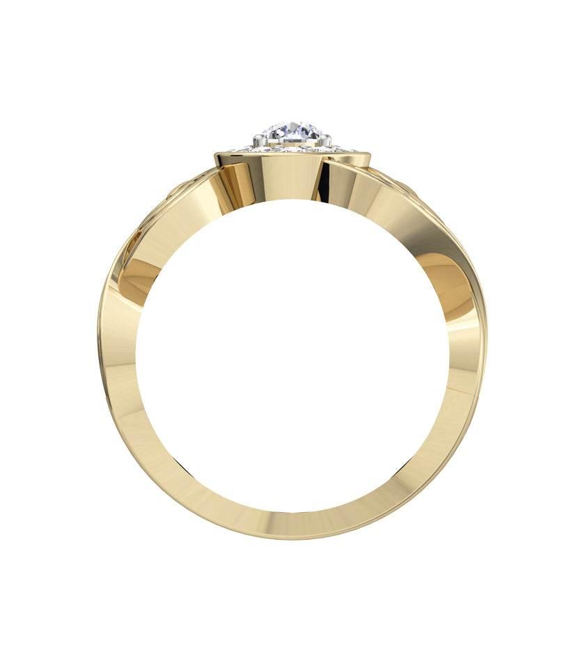 Charming diamond engagement ring - Jewelslane