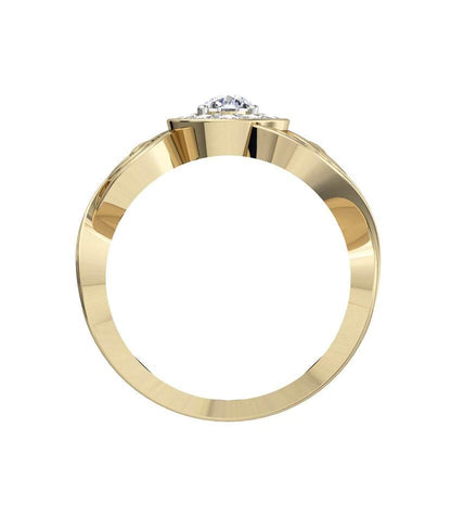 Charming diamond engagement ring - Jewelslane