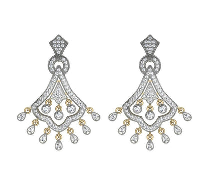 Classic style Diamond Earrings - Jewelslane