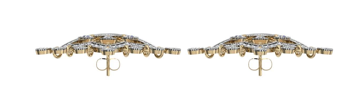Classic style Diamond Earrings - Jewelslane