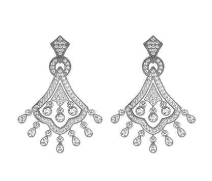 Classic style Diamond Earrings - Jewelslane