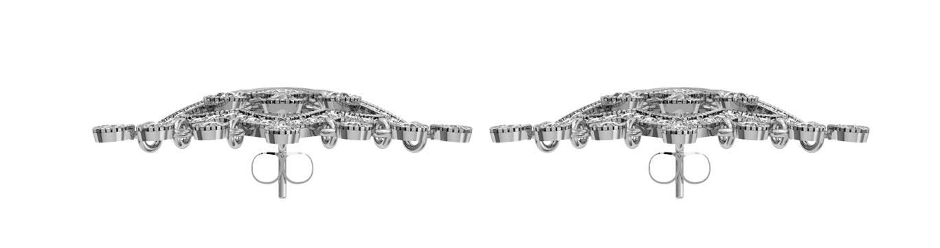 Classic style Diamond Earrings - Jewelslane