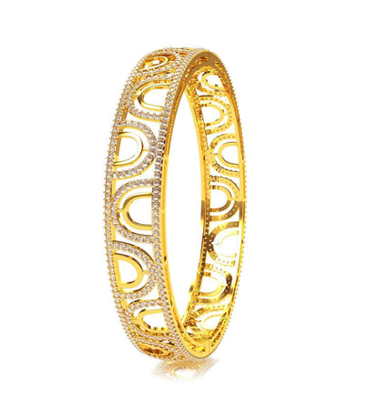 Daily Wear Diamond Bangle - Jewelslane