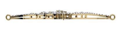 Dainty Diamond Mangalsutra in Gold - Jewelslane