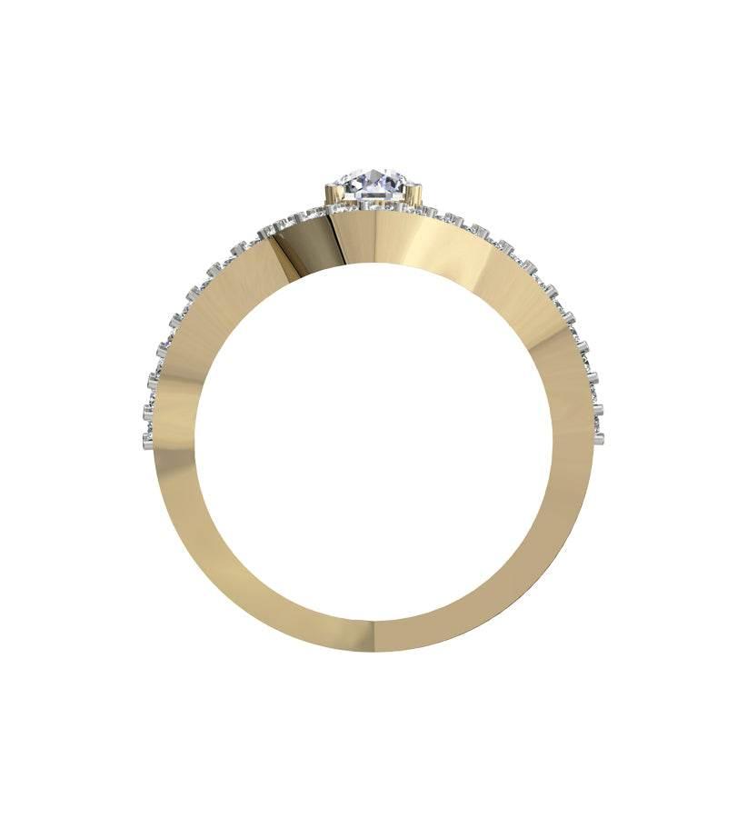 Delicate Bridal Diamond Ring Set - Jewelslane