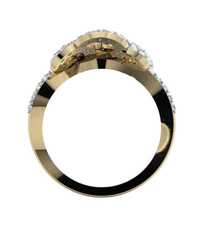 Designer Diamond Cocktail Ring - Jewelslane