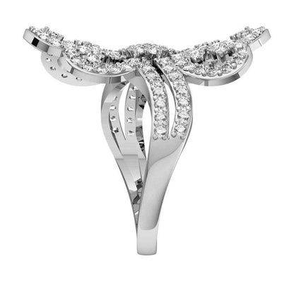 Designer Diamond Cocktail Ring - Jewelslane