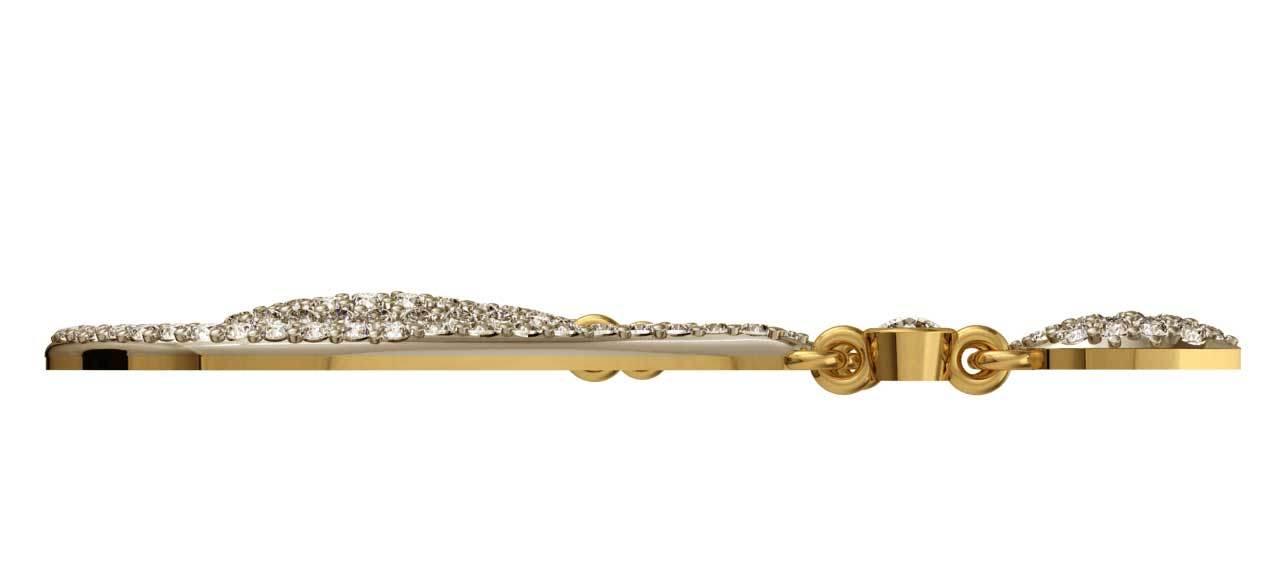 Diamond Contemporary Design Earrings - Jewelslane