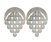 Diamond Crescent Earrings - Jewelslane